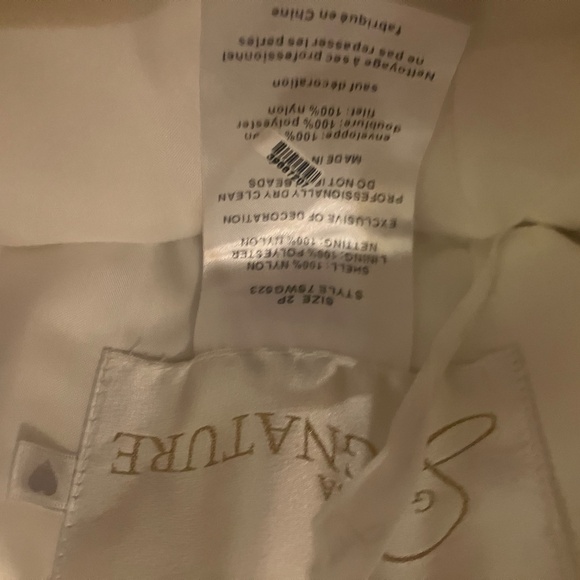 Galina Signature braided woven sculpted bodice mermaid wedding gown - Picture 4 of 8